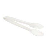DR320 Matfer Bourgeat Exoglass Tongs White 12"