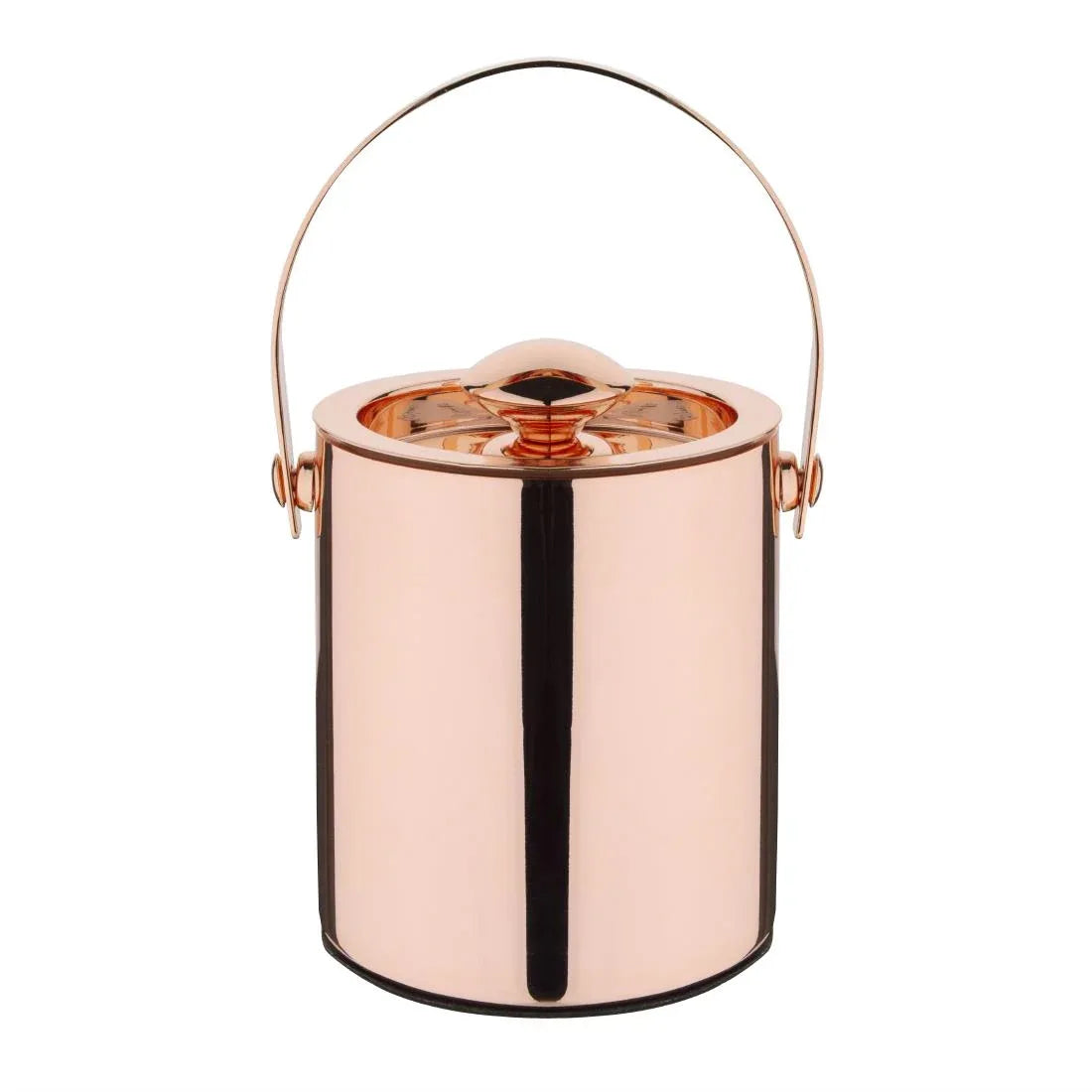 DR740 Olympia Double Walled Ice Bucket with Lid 1Ltr - JD Catering Equipment Solutions Ltd