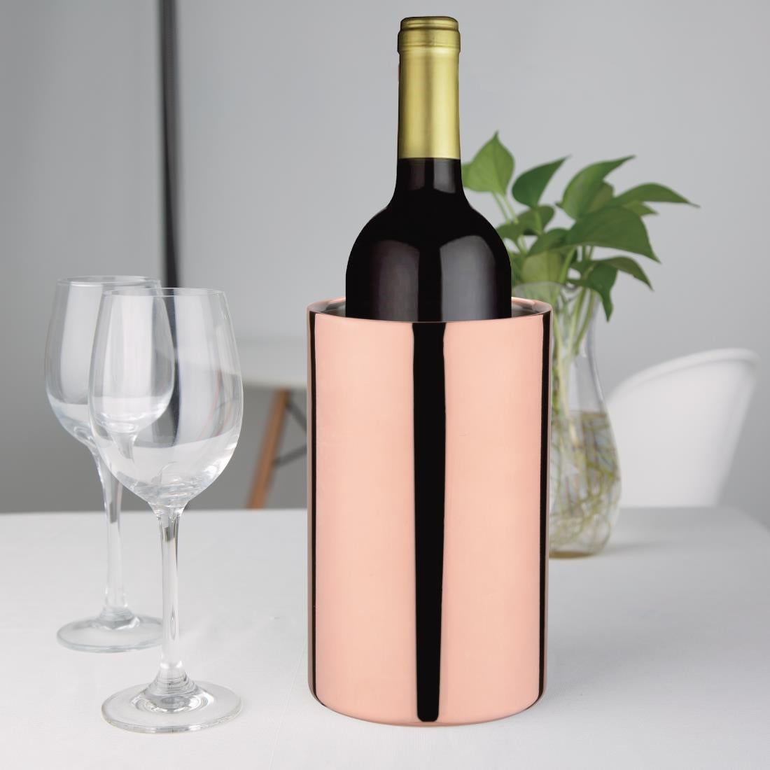 DR741 Olympia Copper Plated Wine Cooler