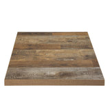 DR823 Bolero Pre-Drilled Square Table Top Urban Dark 700mm