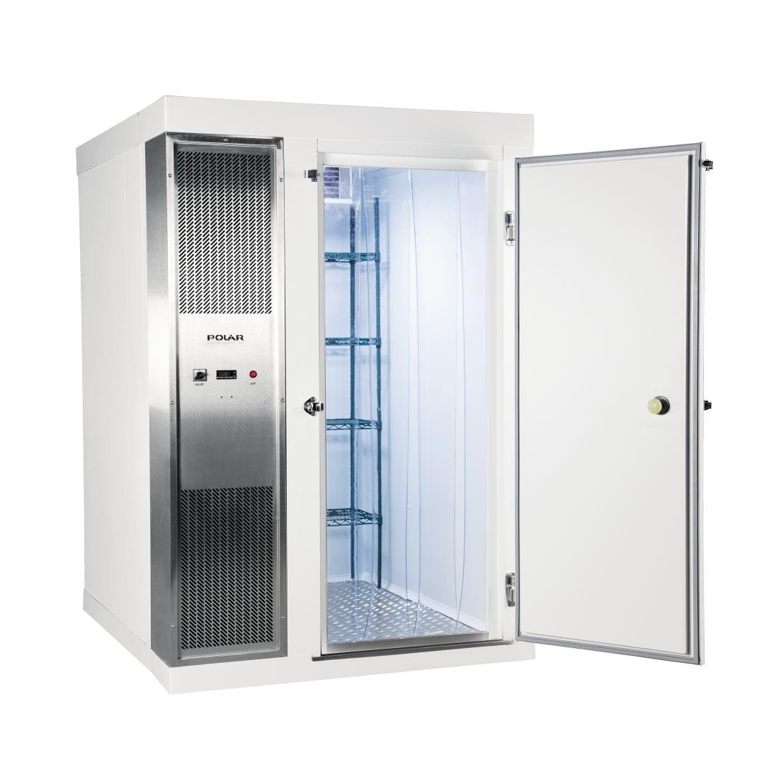 DS483-FWH  Polar U-Series 1.5 x 2.1m Integral Walk In Freezer Room White