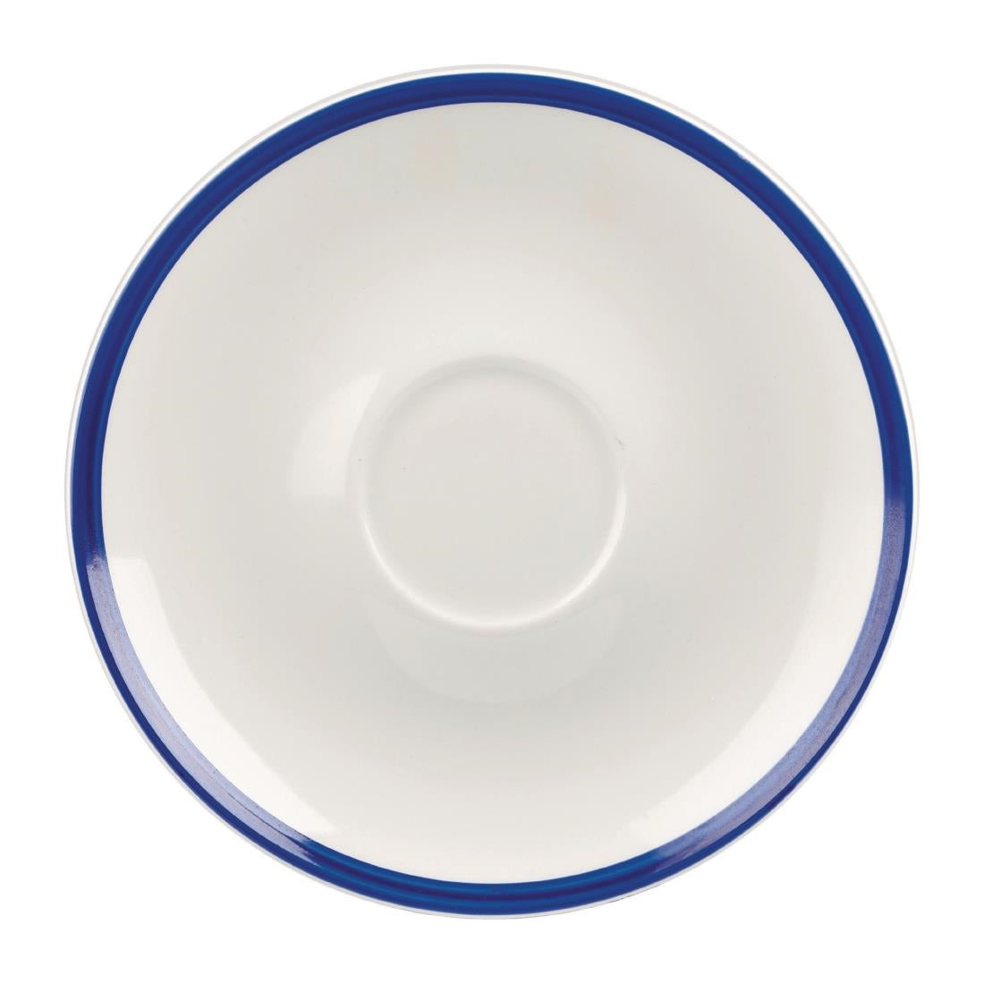 Churchill Retro Blue Coupe Saucers 160mm (24 Pack)