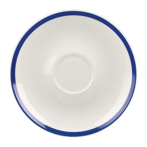 Churchill Retro Blue Coupe Saucers 160mm (24 Pack)