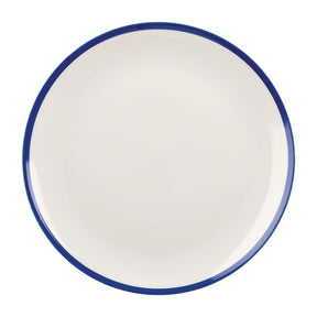 Churchill Retro Blue Coupe Plates 260mm (12 Pack)