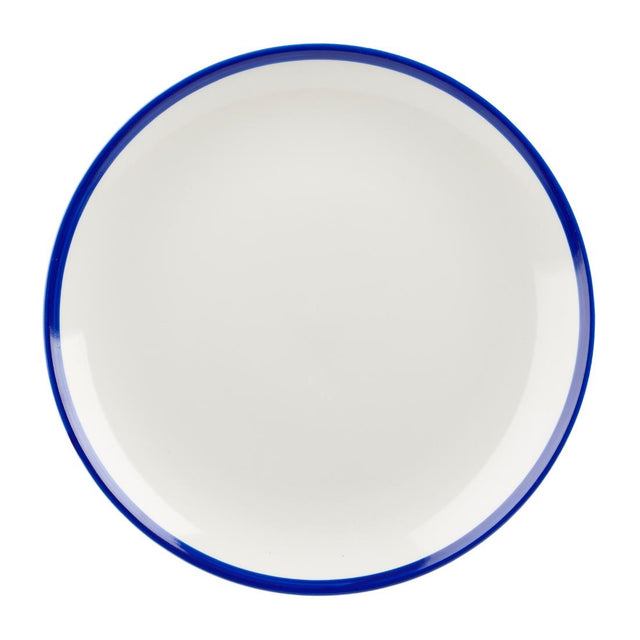 Churchill Retro Blue Coupe Plates 217mm (12 Pack)