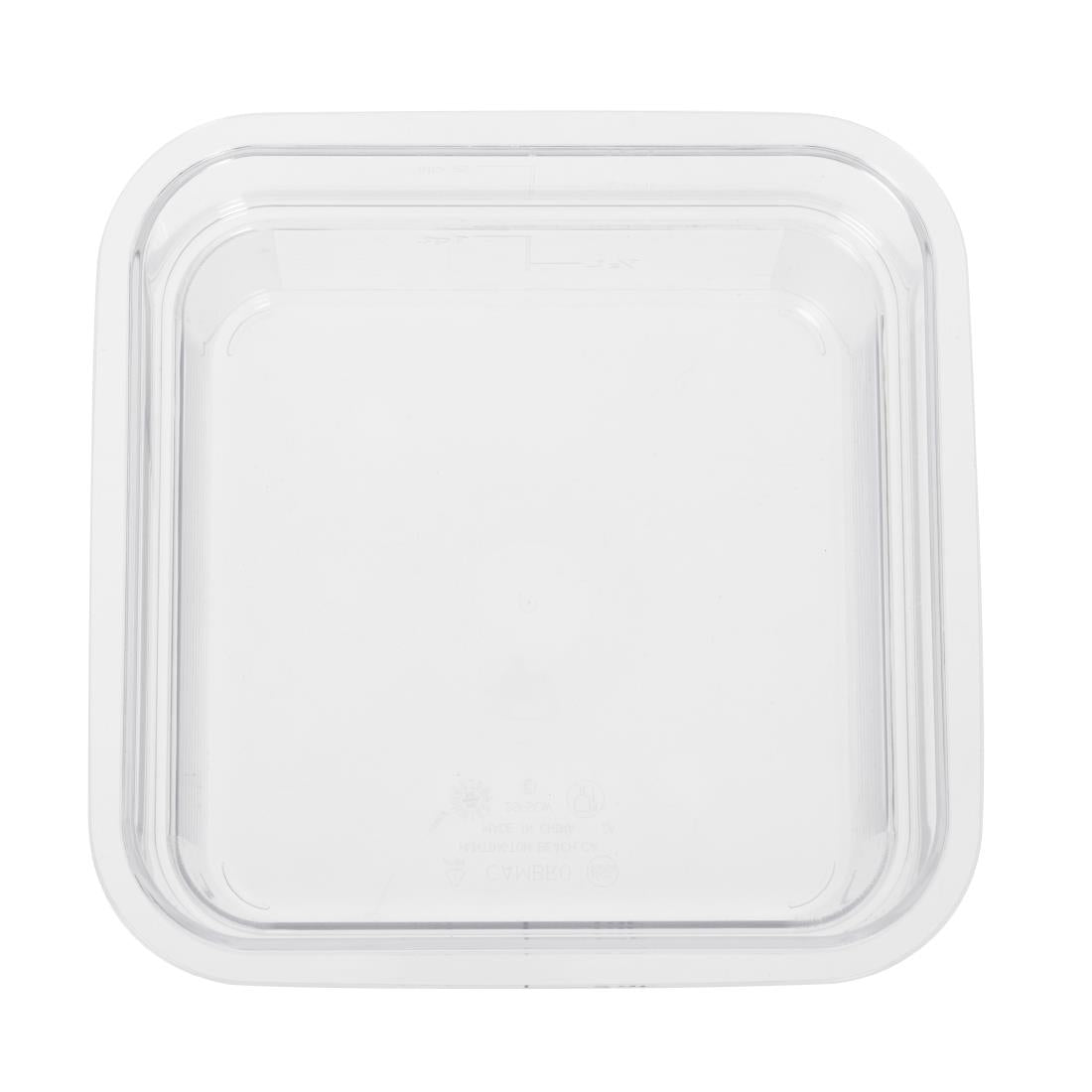 DT195 Cambro Square Polycarbonate Food Storage Container 1.9 Ltr (Pack of 6)