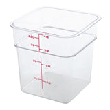 DT196 Cambro Square Polycarbonate Food Storage Container 3.8 Ltr (Pack of 6)