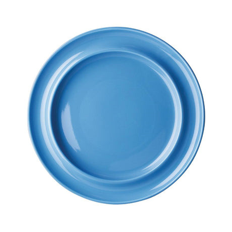 DW141 Olympia Heritage Raised Rim Plates Blue 253mm (Pack of 4)