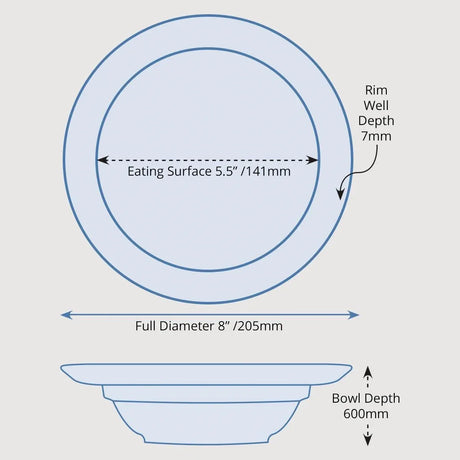 DW148 Olympia Heritage Raised Rim Bowls Yellow 205mm (Pack of 4) - JD Catering Equipment Solutions Ltd