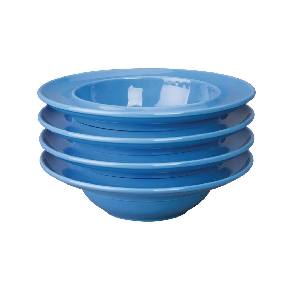 DW142 Olympia Heritage Raised Rim Bowl Blue 205mm (Pack of 4)