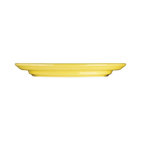 DW146 Olympia Heritage Raised Rim Plates Yellow 203mm (Pack of 4) - JD Catering Equipment Solutions Ltd