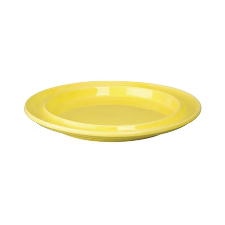 DW147 Olympia Heritage Raised Rim Plates Yellow 253mm (Pack of 4) - JD Catering Equipment Solutions Ltd