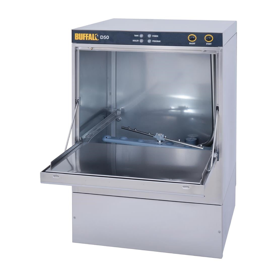 DW319 Buffalo Undercounter Dishwasher with Drain Pump 500m x 500mm Baskets