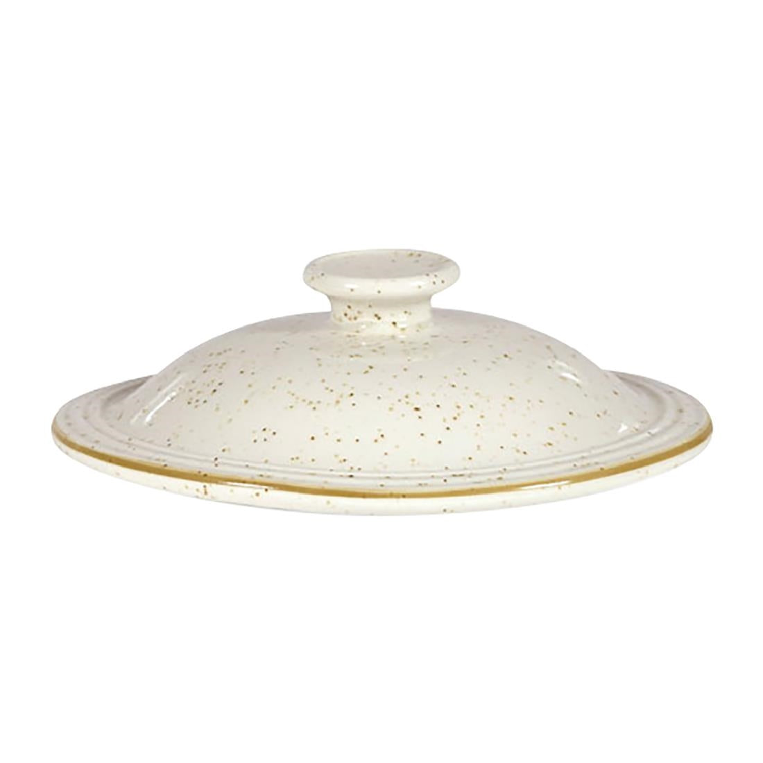 Churchill Stonecast Replacement Lids for 430ml Stew Pots Barley White (6 Pack)