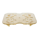 HR263 Cambro High Heat Polycarbonate 1/6 Gastronorm Drain Plate