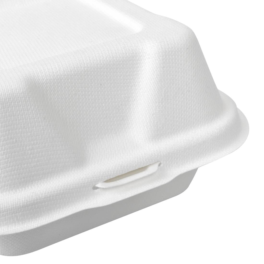 DW625 Vegware Compostable Bagasse Burger Boxes 152mm (Pack of 500)