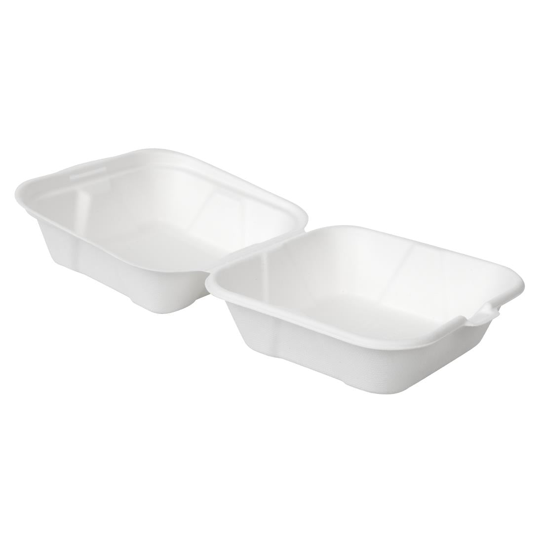 DW625 Vegware Compostable Bagasse Burger Boxes 152mm (Pack of 500)