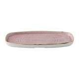 DX024 Churchill Stonecast Petal Pink Chefs' Walled Oblong Plate 300mm (Pack of 6)