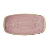 DX024 Churchill Stonecast Petal Pink Chefs' Walled Oblong Plate 300mm (Pack of 6)