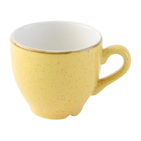 DX041 Churchill Stonecast Mustard Seed Espresso Cup 100ml (Pack of 12) - JD Catering Equipment Solutions Ltd