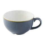 DX049 Churchill Stonecast Blueberry Cappuccino Cup 227ml (Pack of 12) - JD Catering Equipment Solutions Ltd