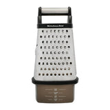 DX314 KitchenAid Box Grater with Container Black - JD Catering Equipment Solutions Ltd