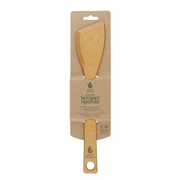 DX355 Natural Elements Wood Fibre Scraper Spatula 5''