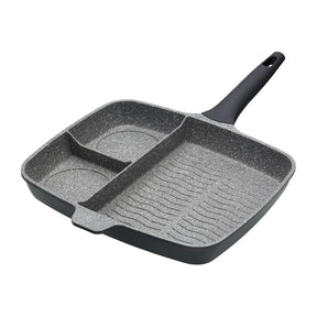 DX378 MasterClass Three Section Grill Pan Aluminium 330mm - JD Catering Equipment Solutions Ltd