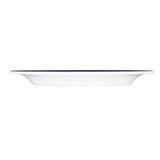 DX436 Olympia Kristallon Gala Melamine Plates Blue Rim 240mm (Pack of 6)