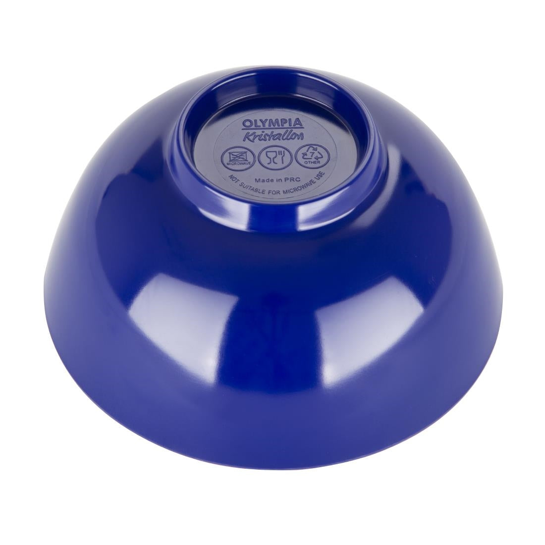 DX438 Olympia Kristallon Gala Melamine Bowls Blue 125mm (Pack of 6)