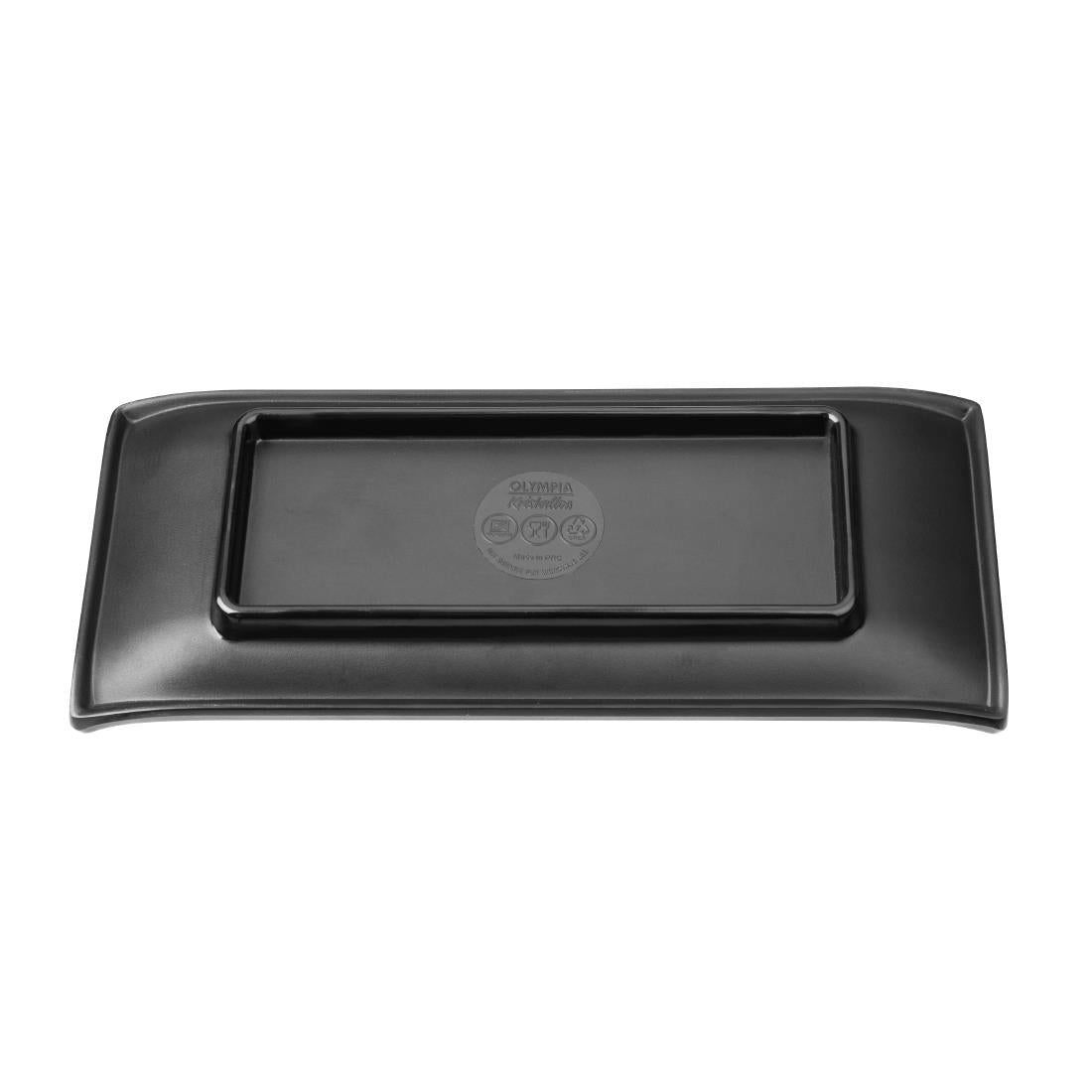 DX439 Olympia Kristallon Fusion Rectangular Small Plates 225mm (Pack of 6)