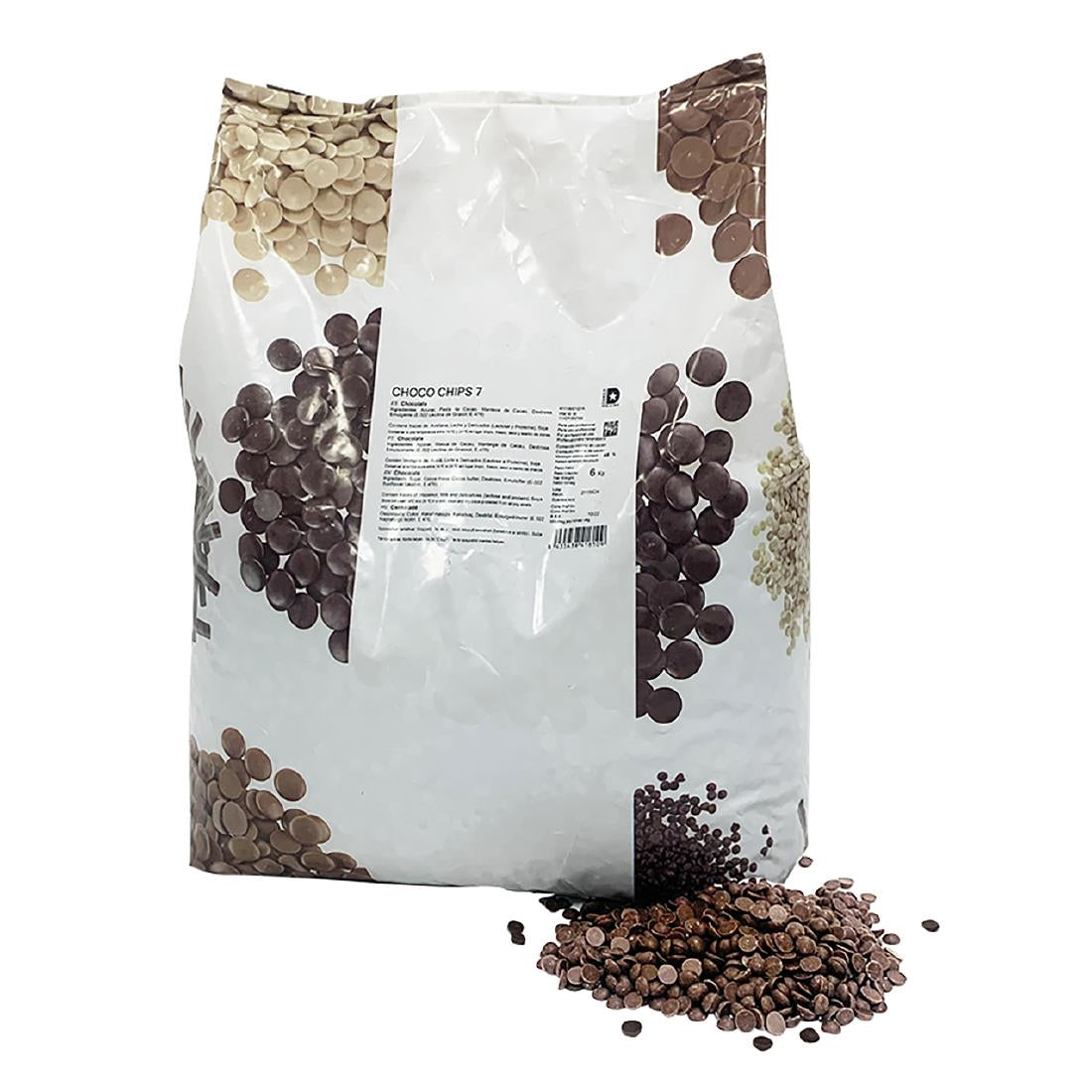 DX512 JM Posner Milk Chocolate Chips (2x6kg)