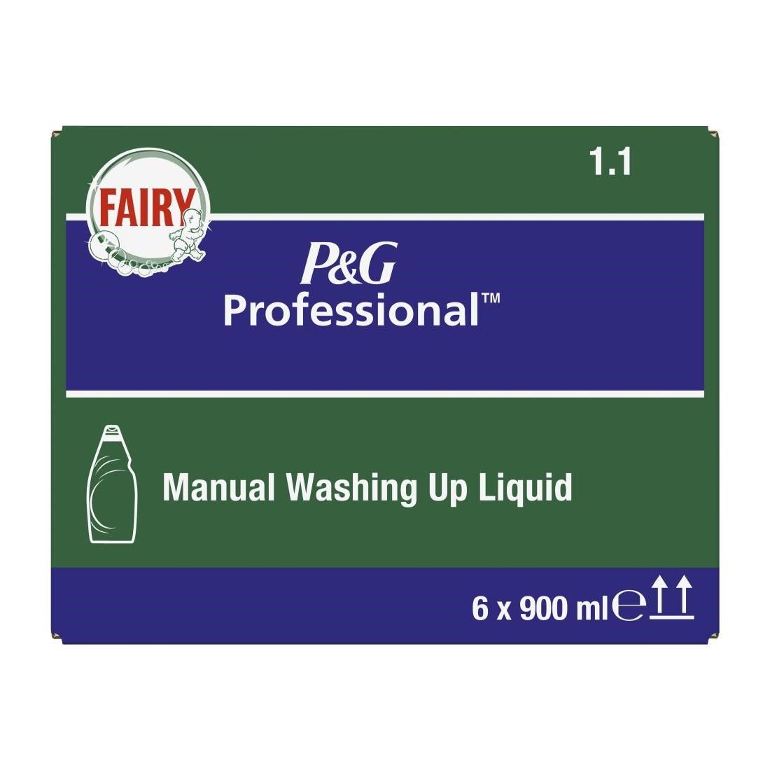 DX558 Fairy Professional 1.1 Washing Up Liquid Original 900ml (Pack of 6)