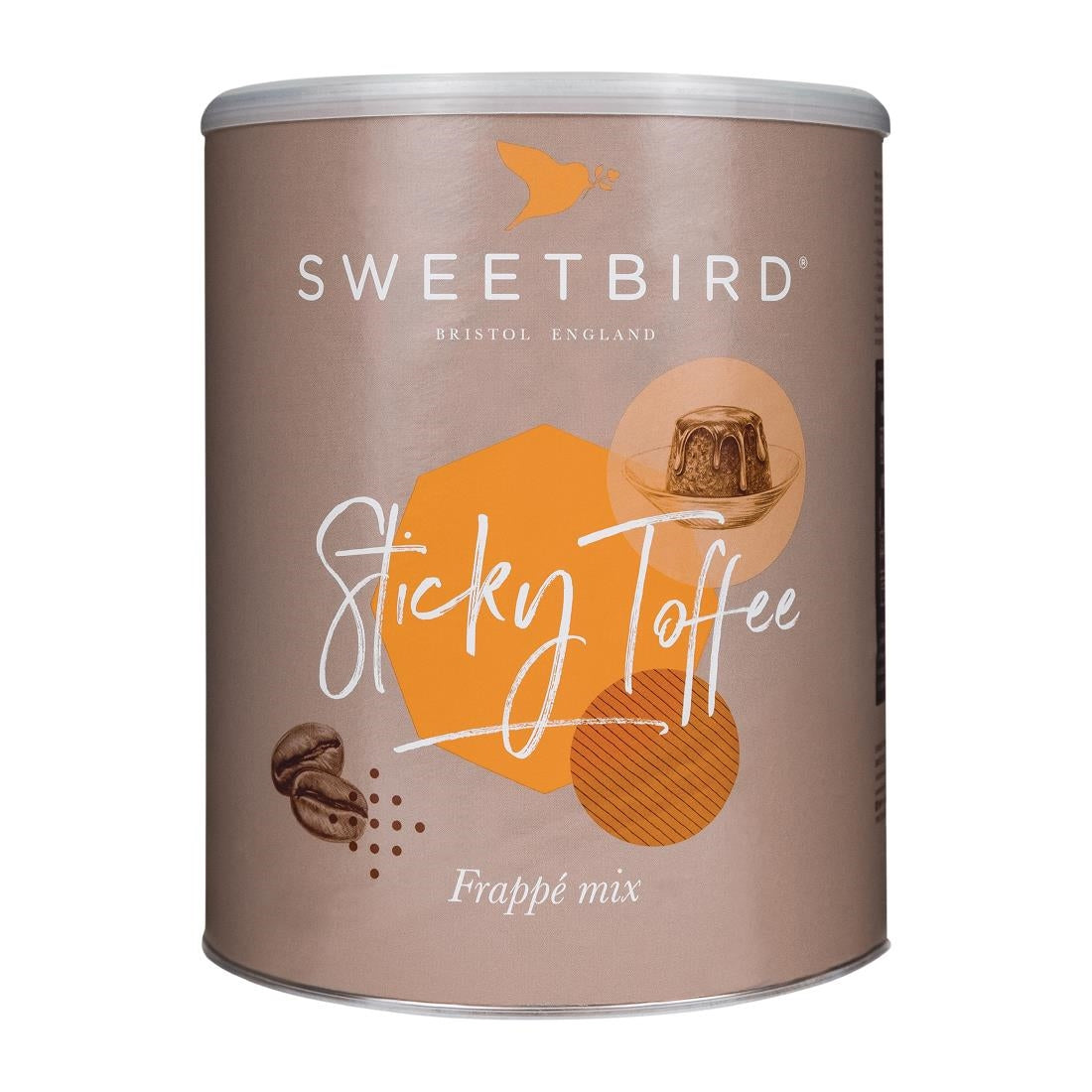 DX599 Sweetbird Sticky Toffee FrappÃ© Mix 2kg Tin