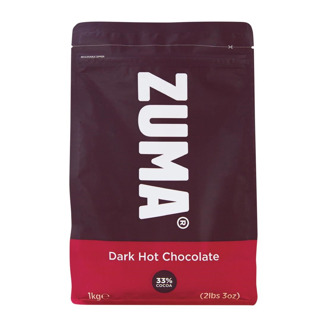 DX612 Zuma Dark Hot Chocolate (33% Cocoa) 1kg Bag