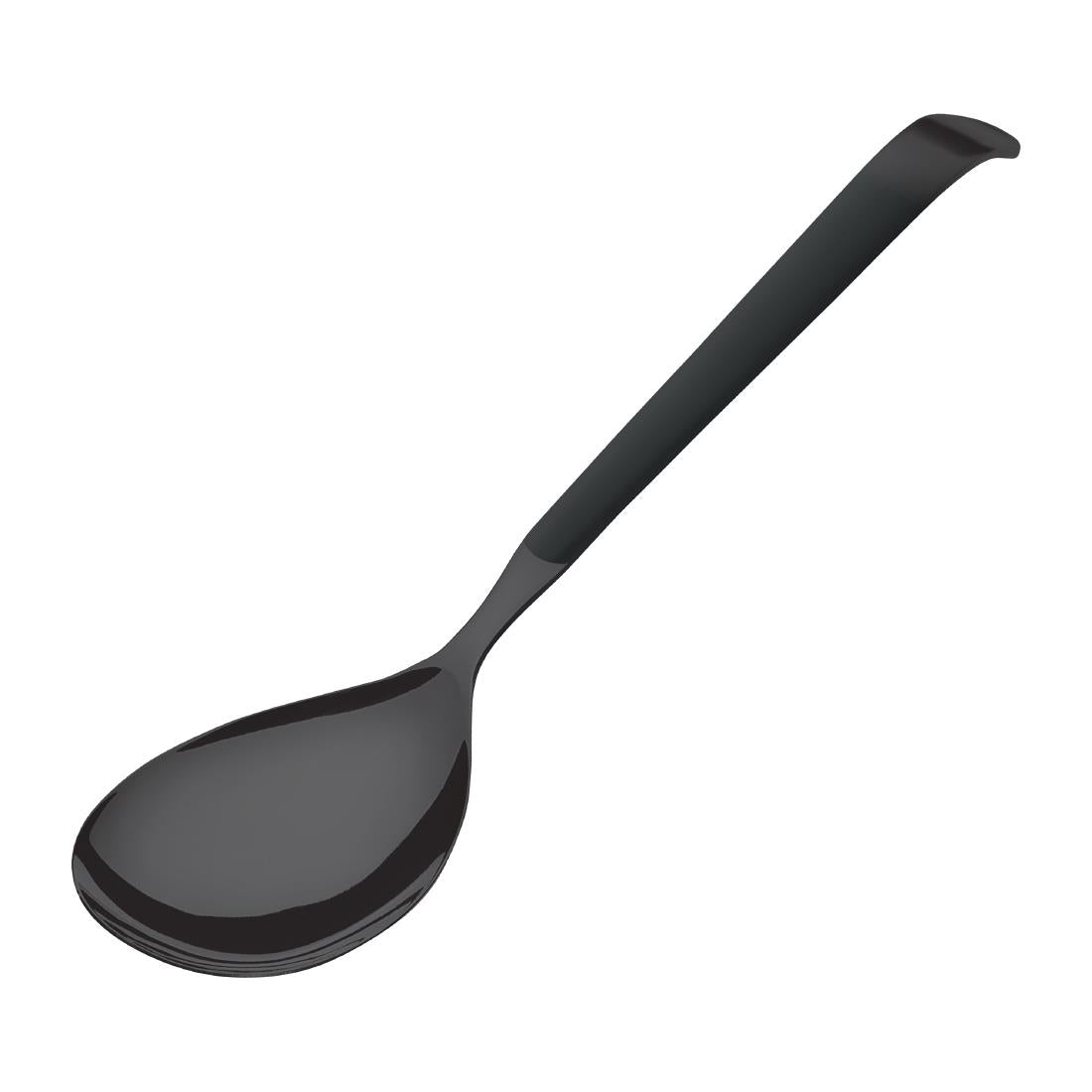 DX665 Amefa Buffet Solid Serving Spoon Black (Pack of 6)