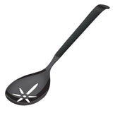 DX666 Amefa Buffet Slotted Serving Spoon Black (Pack of 6) - JD Catering Equipment Solutions Ltd