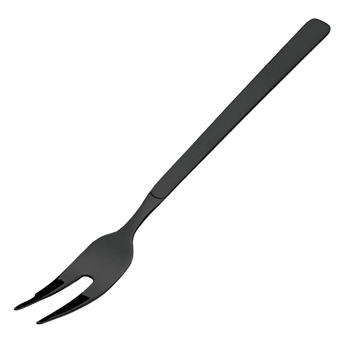 DX668 Amefa Buffet Cold Meat Fork Black (Pack of 6)