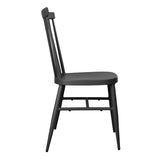 DX686 Bolero Windsor Aluminium Black Chairs (Pack of 4)