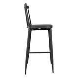 DX688 Bolero Windsor Aluminium Black High Stools (Pack of 2)