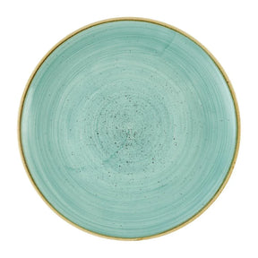 DX784 Churchill Stonecast Mint Coupe Plate 260mm (Pack of 12) - JD Catering Equipment Solutions Ltd