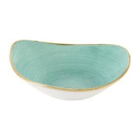 DX790 Churchill Stonecast Mint Triangle Bowl 235mm (Pack of 12) - JD Catering Equipment Solutions Ltd