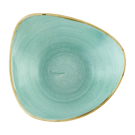 DX790 Churchill Stonecast Mint Triangle Bowl 235mm (Pack of 12) - JD Catering Equipment Solutions Ltd