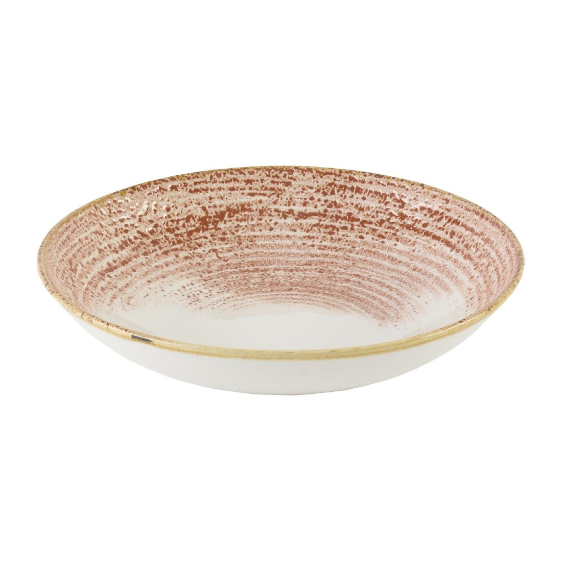 DX798 Churchill Studio Prints Homespun Accents Coral Coupe Bowl 248mm (Pack of 12)