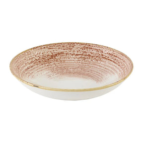 DX798 Churchill Studio Prints Homespun Accents Coral Coupe Bowl 248mm (Pack of 12) - JD Catering Equipment Solutions Ltd