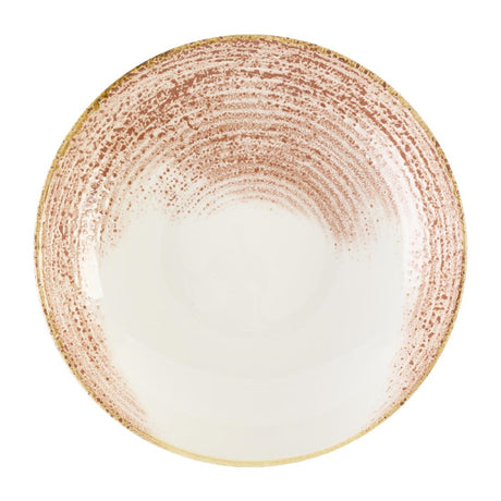 DX798 Churchill Studio Prints Homespun Accents Coral Coupe Bowl 248mm (Pack of 12)