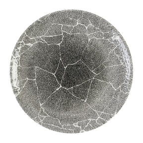 DX804 Churchill Studio Prints Kintsugi Quartz Black Coupe Plate 288mm (Pack of 12) - JD Catering Equipment Solutions Ltd