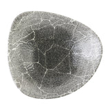 DX812 Churchill Studio Prints Kintsugi Quartz Black Triangle Bowl 235mm (Pack of 12)