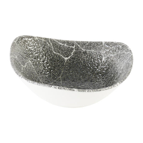 DX813 Churchill Studio Prints Kintsugi Quartz Black Triangle Bowl 185mm (Pack of 12)