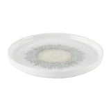 DX830 Churchill Studio Prints Fusion Agate Grey Chefs' Walled Plate 260mm (Pack of 6)